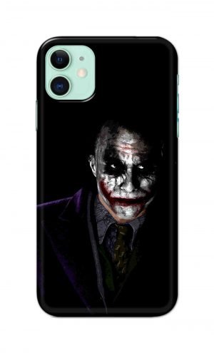 For Apple iPhone 11 Printed Mobile Case Back Cover Pouch (Joker Why So Serious)
