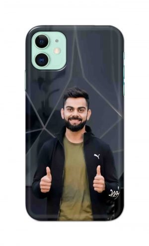 For Apple iPhone 11 Printed Mobile Case Back Cover Pouch (Virat Kohli)