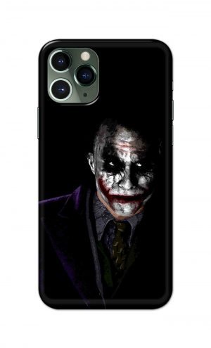 For Apple iPhone 11 Pro Max Printed Mobile Case Back Cover Pouch (Joker Why So Serious)