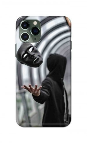 For Apple iPhone 11 Pro Max Printed Mobile Case Back Cover Pouch (Mask Man)