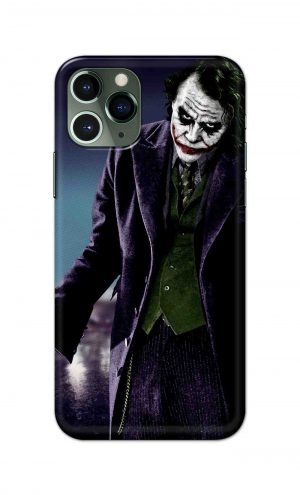 For Apple iPhone 11 Pro Max Printed Mobile Case Back Cover Pouch (Joker Standing)