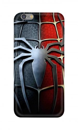 For Apple iPhone 6 6s Printed Mobile Case Back Cover Pouch (Spider)
