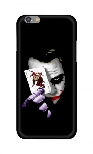 For Apple iPhone 6 6s Printed Mobile Case Back Cover Pouch (Joker Card In Hand)