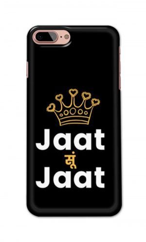 For Apple iPhone 7 Plus 8 Plus Printed Mobile Case Back Cover Pouch (Jaat Su Jaat)