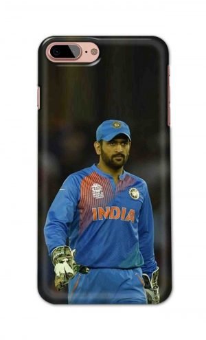 For Apple iPhone 7 Plus 8 Plus Printed Mobile Case Back Cover Pouch (Mahendra Singh Dhoni)