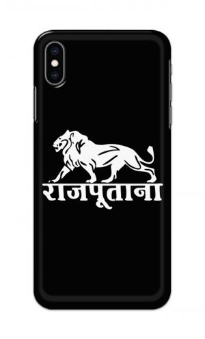 For Apple iPhone XS Max Printed Mobile Case Back Cover Pouch (Rajputana)