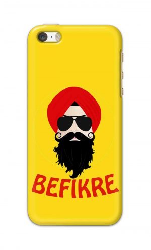 For Apple iPhone 5c Printed Mobile Case Back Cover Pouch (Sardar Ji Befikre)