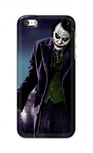 For Apple iPhone 5 5s Printed Mobile Case Back Cover Pouch (Joker Standing)