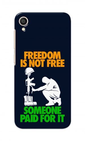 For Asus ZenFone Lite L1 Printed Mobile Case Back Cover Pouch (Freedom Is Not Free)