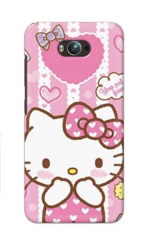 For Asus Zenfone Max Printed Mobile Case Back Cover Pouch (Hello Kitty Pink)