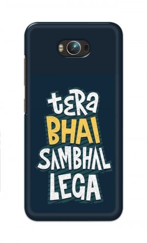 For Asus Zenfone Max Printed Mobile Case Back Cover Pouch (Tera Bhai Sambhal Lega)