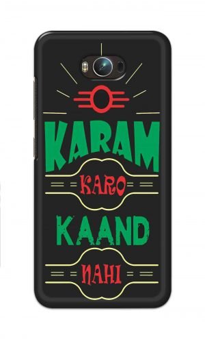 For Asus Zenfone Max Printed Mobile Case Back Cover Pouch (Karam Karo Kaand Nahi)