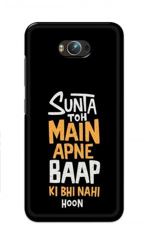For Asus Zenfone Max Printed Mobile Case Back Cover Pouch (Sunta Toh Main Apni Baap Ki Bhi Nahi Hoon)