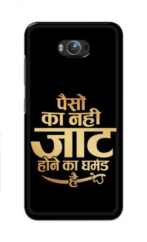 For Asus Zenfone Max Printed Mobile Case Back Cover Pouch (Paison Ka Nahi Jaat Hone Ka Ghamand Hai)