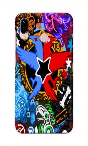 For Asus Zenfone Max M1 Printed Mobile Case Back Cover Pouch (Colorful Eagle)