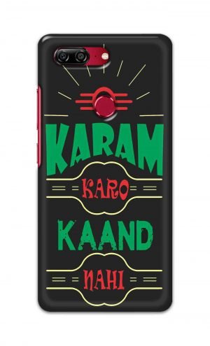 For Gionee M7 Printed Mobile Case Back Cover Pouch (Karam Karo Kaand Nahi)