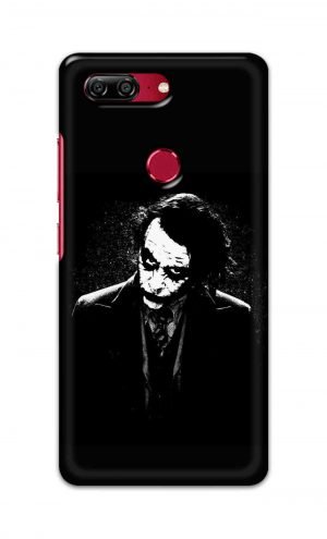 For Gionee M7 Printed Mobile Case Back Cover Pouch (Joker Black And White)