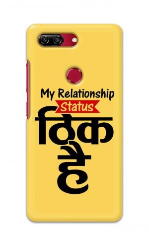 For Gionee M7 Printed Mobile Case Back Cover Pouch (My Relationship Status)