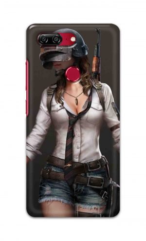 For Gionee M7 Printed Mobile Case Back Cover Pouch (Pubg Girl)