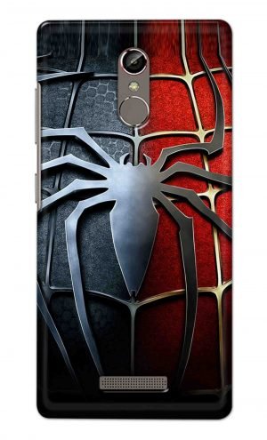 For Gionee S6S Printed Mobile Case Back Cover Pouch (Spider)