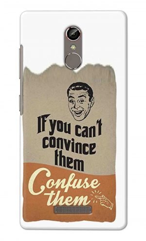 For Gionee S6S Printed Mobile Case Back Cover Pouch (If You cant Convince Them)