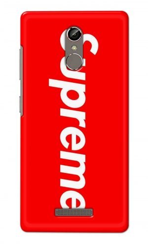 For Gionee S6S Printed Mobile Case Back Cover Pouch (Supreme Red)