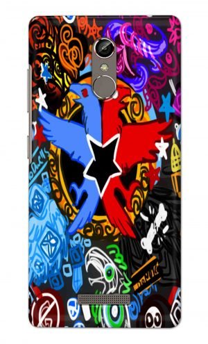 For Gionee S6S Printed Mobile Case Back Cover Pouch (Colorful Eagle)