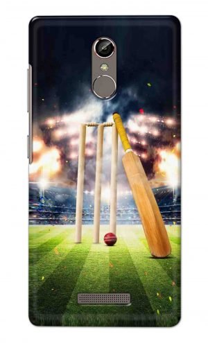For Gionee S6S Printed Mobile Case Back Cover Pouch (Cricket Bat Ball)