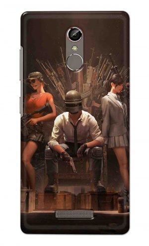 For Gionee S6S Printed Mobile Case Back Cover Pouch (Pubg Sitting)