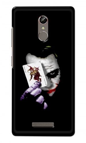 For Gionee S6S Printed Mobile Case Back Cover Pouch (Joker Card In Hand)