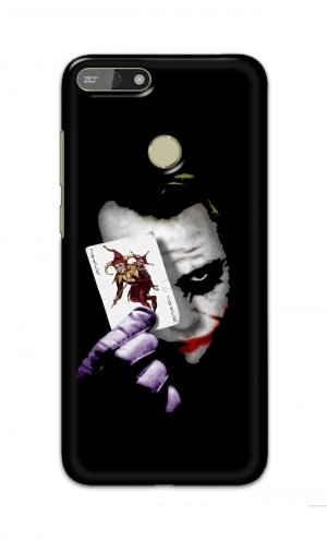 For Huawei Honor 7A Printed Mobile Case Back Cover Pouch (Joker Card In Hand)