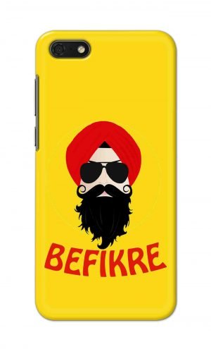 For Huawei Honor 7s Printed Mobile Case Back Cover Pouch (Sardar Ji Befikre)