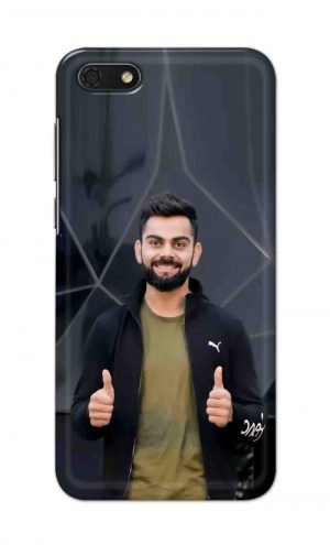 For Huawei Honor 7s Printed Mobile Case Back Cover Pouch (Virat Kohli)