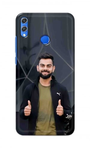 For Huawei Honor 8X Printed Mobile Case Back Cover Pouch (Virat Kohli)