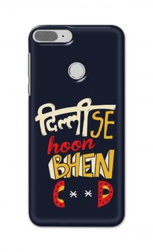 For Huawei Honor 9 Lite Printed Mobile Case Back Cover Pouch (Dilli Se Hoon)