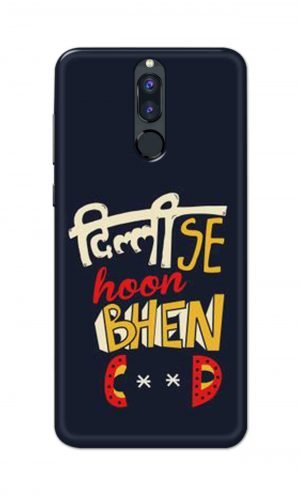 For Huawei Honor 9i Printed Mobile Case Back Cover Pouch (Dilli Se Hoon)