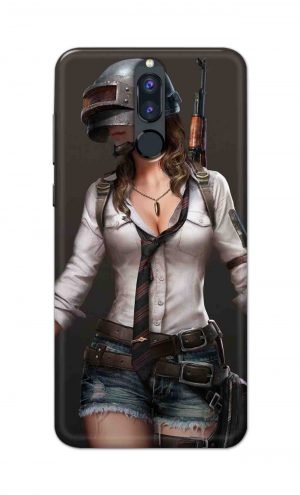 For Huawei Honor 9i Printed Mobile Case Back Cover Pouch (Pubg Girl)