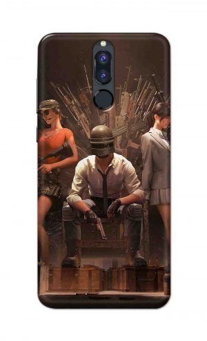 For Huawei Honor 9i Printed Mobile Case Back Cover Pouch (Pubg Sitting)