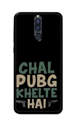 For Huawei Honor 9i Printed Mobile Case Back Cover Pouch (Pubg Khelte Hain)