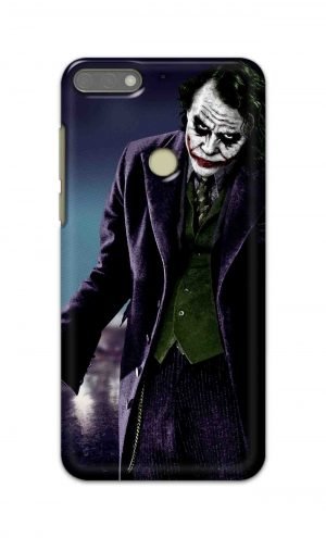 For Huawei Honor 7C Printed Mobile Case Back Cover Pouch (Joker Standing)