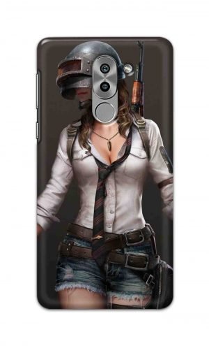 For Huawei Honor 6X Printed Mobile Case Back Cover Pouch (Pubg Girl)