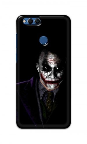 For Huawei Honor 7X Printed Mobile Case Back Cover Pouch (Joker Why So Serious)