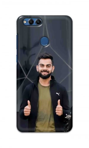 For Huawei Honor 7X Printed Mobile Case Back Cover Pouch (Virat Kohli)