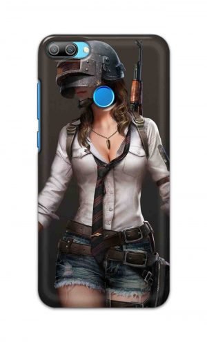 For Huawei Honor 9N Printed Mobile Case Back Cover Pouch (Pubg Girl)
