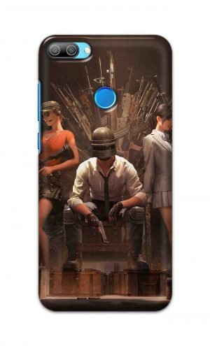 For Huawei Honor 9N Printed Mobile Case Back Cover Pouch (Pubg Sitting)