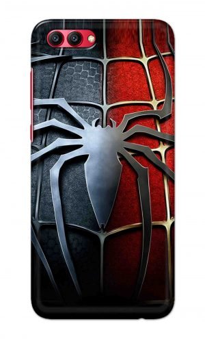 For Huawei Honor V10 Printed Mobile Case Back Cover Pouch (Spider)