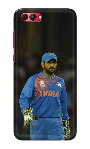 For Huawei Honor V10 Printed Mobile Case Back Cover Pouch (Mahendra Singh Dhoni)