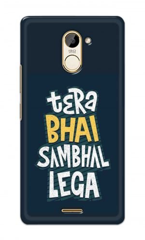 For Infinix Hot 4 Pro Printed Mobile Case Back Cover Pouch (Tera Bhai Sambhal Lega)