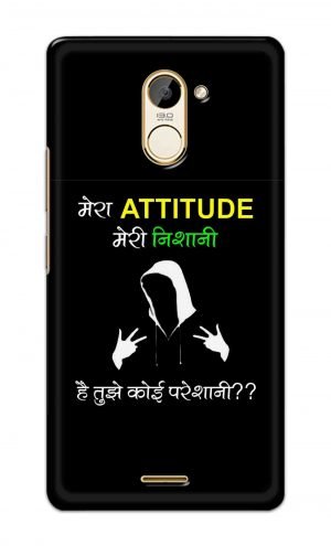 For Infinix Hot 4 Pro Printed Mobile Case Back Cover Pouch (Mera Attitude Meri Nishani)