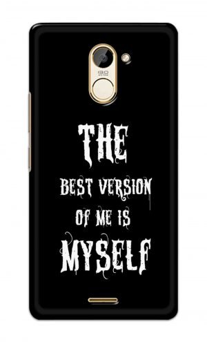 For Infinix Hot 4 Pro Printed Mobile Case Back Cover Pouch (The Best Version Of Me)